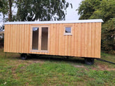 Remorque mobile 4 saisons – 20 x 8 pi – Structure acier et bois – Finition complète