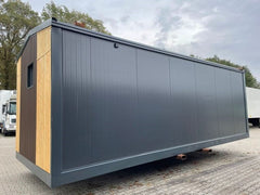 Maison Mobile 20 Pieds x 8 Pieds - Entièrement Fini, Intérieur et Extérieur en Bois Traité, Prêt à l'Emploi