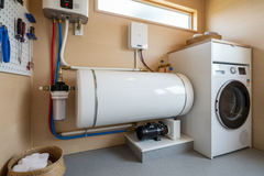 Réservoir d'eau potable installé dans une tiny house