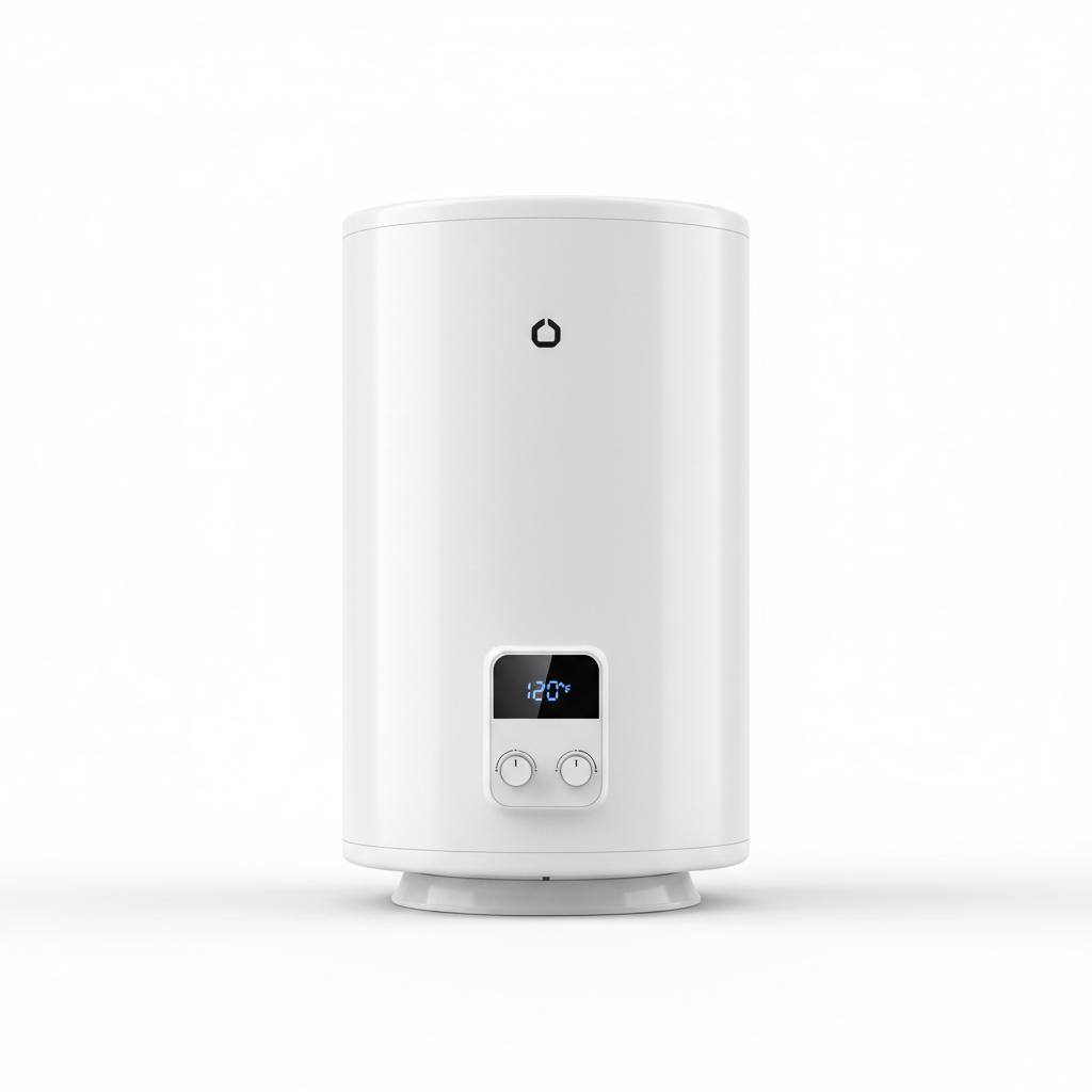 Chauffe-eau pour maison mobile - vue de face